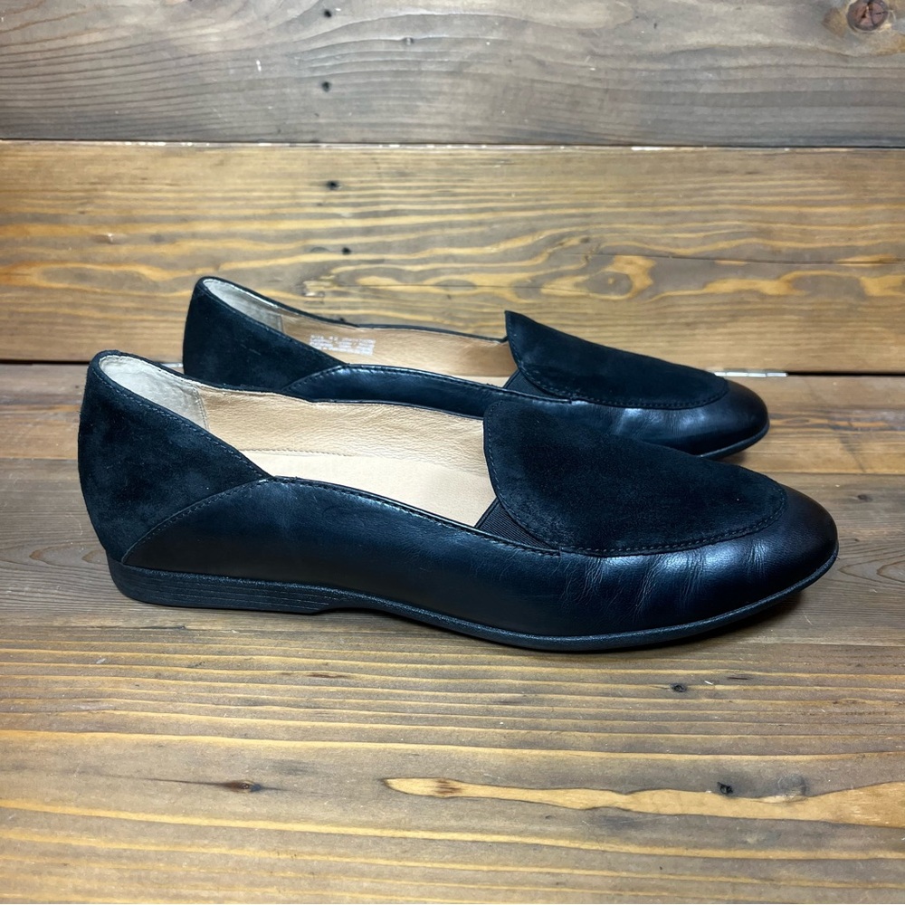 Dansko Black Suede Leather Loafers